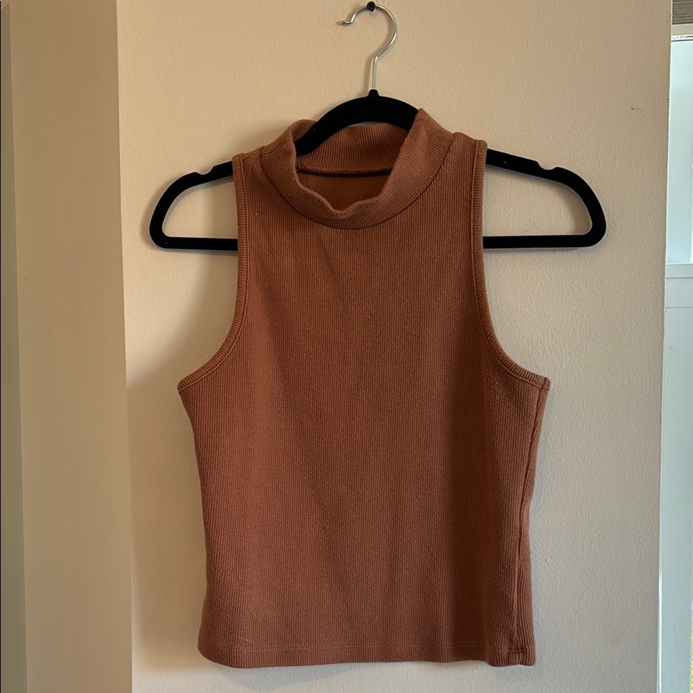 Turtleneck Tank Top